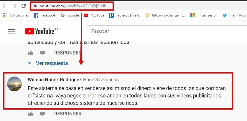 Opinión Negativa Sistema TDC 1 Opinión Negativa Sistema TDC 1