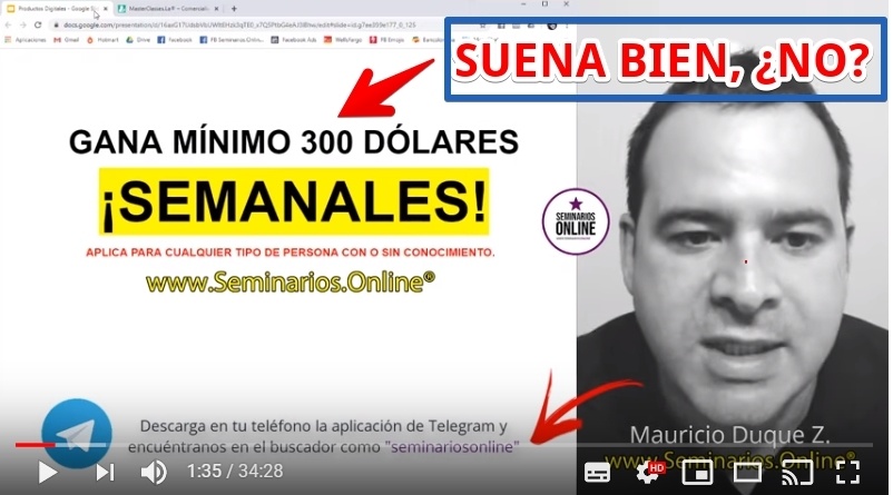 Seminarios Online - Maurico Duque - Hotmart